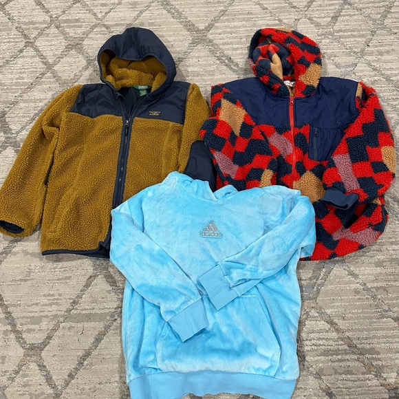 Bundle of LL bean jacket and 2 more jackets size L /XL kids - Picture 1 of 5